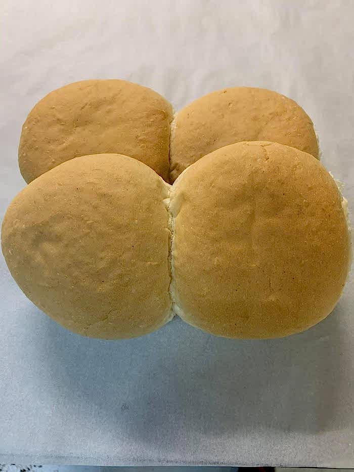 4 x Small White Baps